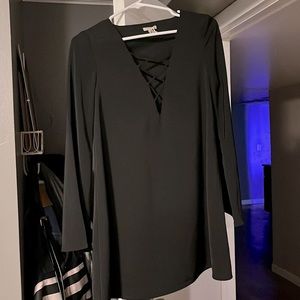 Women’s size XS ecoté black long sleeve mini-dress